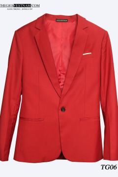 Bộ suit màu đỏ hồng TG06